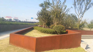 东莞耐候钢挡土墙